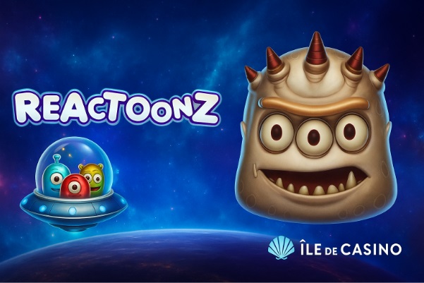 Dominez Reactoonz sur Ile de Casino, votre casino argent reel en ligne de référence